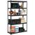 Raft cadru metalic modular pentru depozitare, 5 polite, 180x90x40cm, sarcina 825kg Household NewTrend