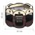 Tarc pliabil pentru animale de companie, diametru 81cm, bej maro Household NewTrend
