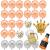 Set 48 baloane si decoratiuni, Happy Birthday, argintiu, roz Household NewTrend