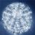 Instalatie tub furtun luminos pentru Craciun, 240 LED-uri, 10 m, pentru exterior, alb rece Household NewTrend
