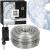 Instalatie tub furtun luminos pentru Craciun, 240 LED-uri, 10 m, pentru exterior, alb rece Household NewTrend