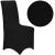 Set 4 huse pentru scaune de evenimente, marime universala, poliester si spandex, negru Household NewTrend