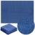 Prelata din polietilena impermeabila laminata, 60g/m2, 8x10m, albastra Household NewTrend