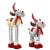 Figurina Craciun, Ren, picioare telescopice, iluminare LED, inaltime reglabila 64-85cm Household NewTrend