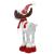 Figurina Craciun, Ren, picioare telescopice, iluminare LED, inaltime reglabila 64-85cm Household NewTrend