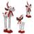 Figurina Craciun, Ren, picioare telescopice, iluminare LED, inaltime reglabila 64-85cm Household NewTrend