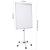 Flipchard magnetic cu picior, mobil pe role, inaltime ajustabila, 70x100cm, alb Household NewTrend