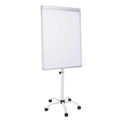 Flipchard magnetic cu picior, mobil pe role, inaltime ajustabila, 70x100cm, alb Household NewTrend