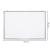 Tabla de scris de perete, magnetica, cu raft inferior, 90x120cm, alb Household NewTrend