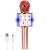 Microfon karaoke copii, wireless, cu acumulator, compatibil iOS si Android, functie de schimbare a vocii, roz Household NewTrend
