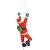 Figurina Craciun, Mos Craciun pe scara, cu iluminare LED, alimentare USB, pentru interior Household NewTrend