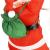 Figurina Craciun, Mos Craciun pe scara, cu iluminare LED, alimentare USB, pentru interior Household NewTrend