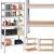 Raft cadru metalic modular pentru depozitare, 6 polite, 225x110x50cm, sarcina 900kg Household NewTrend