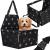 Geanta auto de transport animale de companie, caini si pisci, negru, 40x43x30cm Household NewTrend