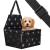 Geanta auto de transport animale de companie, caini si pisci, negru, 40x43x30cm Household NewTrend