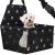 Geanta auto de transport animale de companie, caini si pisci, negru, 40x43x30cm Household NewTrend