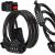 Lant antifurt bicicleta si trotineta, inchidere cifru, lungime 95 cm, Otel, Negru Household NewTrend
