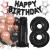 Set 53 baloane si decoratiuni Aniversare Majorat 18 Ani, negru roz Household NewTrend