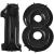 Set 53 baloane si decoratiuni Aniversare Majorat 18 Ani, negru roz Household NewTrend