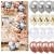 Set 50 baloane pentru petrecere, 40cm, alb, argintiu, roz Household NewTrend