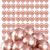 Set 100 baloane pentru petrecere, 40cm, roz metalic Household NewTrend
