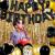 Set 46 baloane si decoratiuni, Happy Birthday, incluse fata de masa si perdea negru auriu Household NewTrend