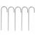 Poarta de fotbal din otel, 200x300cm, profil 38mm, cu elemente de fixare Household NewTrend