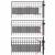 Panou de gard pentru intimitate in gradina, PVC, 35 x 0.05 m, gri antracit Household NewTrend