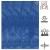 Prelata din polietilena impermeabila laminata, 60g/m2, 2x3m, albastra Household NewTrend