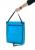 Sezlong de plaja pliabil, spatar cu cadru metalic, reglabil, 150x47x48 cm, albastru Household NewTrend