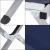 Pat pliant pentru camping, structura metalica, 190x74x42cm, 150kg, albastru marin Household NewTrend