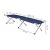 Pat pliant pentru camping, structura metalica, 190x74x42cm, 150kg, albastru marin Household NewTrend