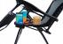 Sezlong scaun pliant plaja sau gradina, Siesta, gravitatie zero, cu tetiera, 175x75x110 cm, negri gri Household NewTrend