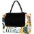 Patura pentru picnic sau plaja, cu folie izolatoare si maner, 200x200cm, model tropical, alb verde Household NewTrend