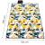 Patura pentru picnic sau plaja, cu folie izolatoare si maner, 150x200cm, model tropical, alb verde Household NewTrend