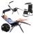 Sezlong pliabil SERSIMO GC3, Relax Zero Gravity cu parasolar, 175cm, negru Household NewTrend