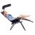 Sezlong pliabil SERSIMO GC3, Relax Zero Gravity cu parasolar, 175cm, negru Household NewTrend