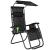 Sezlong pliabil SERSIMO GC3, Relax Zero Gravity cu parasolar, 175cm, negru Household NewTrend