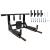 Aparat de tractiuni si abdomene multifunctional, cu fixare pe perete, sarcina 200kg Household NewTrend