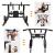 Aparat de tractiuni si abdomene multifunctional, cu fixare pe perete, sarcina 200kg Household NewTrend