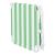 Sezlong pliant Sersimo, 186 x 56 cm, pentru plaja sau gradina, alb verde, capacitate 110kg Household NewTrend