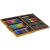 Set de pictura si desen pentru copii, 150 de piese, trusa lemn maro Household NewTrend