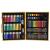Set de pictura si desen pentru copii, 150 de piese, trusa lemn maro Household NewTrend