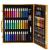 Set de pictura si desen pentru copii, 150 de piese, trusa lemn maro Household NewTrend