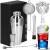 Set Cocktail Shaker Kit pentru barmani 550ml, KI23, 8 piese Household NewTrend