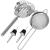 Set Cocktail Shaker Kit pentru barmani 550ml, KI23, 8 piese Household NewTrend