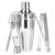 Set Cocktail Shaker Kit pentru barmani 550ml, KI22, suport bambus, 9 piese Household NewTrend