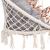 Scaun rotund Sersimo tip leagan suspendat cu perna Confort Plus casa sau gradina, bej Household NewTrend