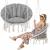 Scaun rotund Sersimo tip leagan suspendat cu perna Confort Plus casa sau gradina, bej Household NewTrend