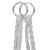 Scaun rotund Sersimo tip leagan suspendat cu perna Confort Plus casa sau gradina, gri Household NewTrend